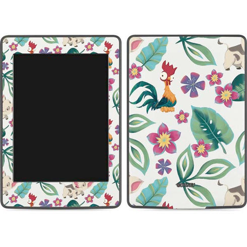Disney Princess Moana Pua and Heihei Pattern Amazon Kindle Skin